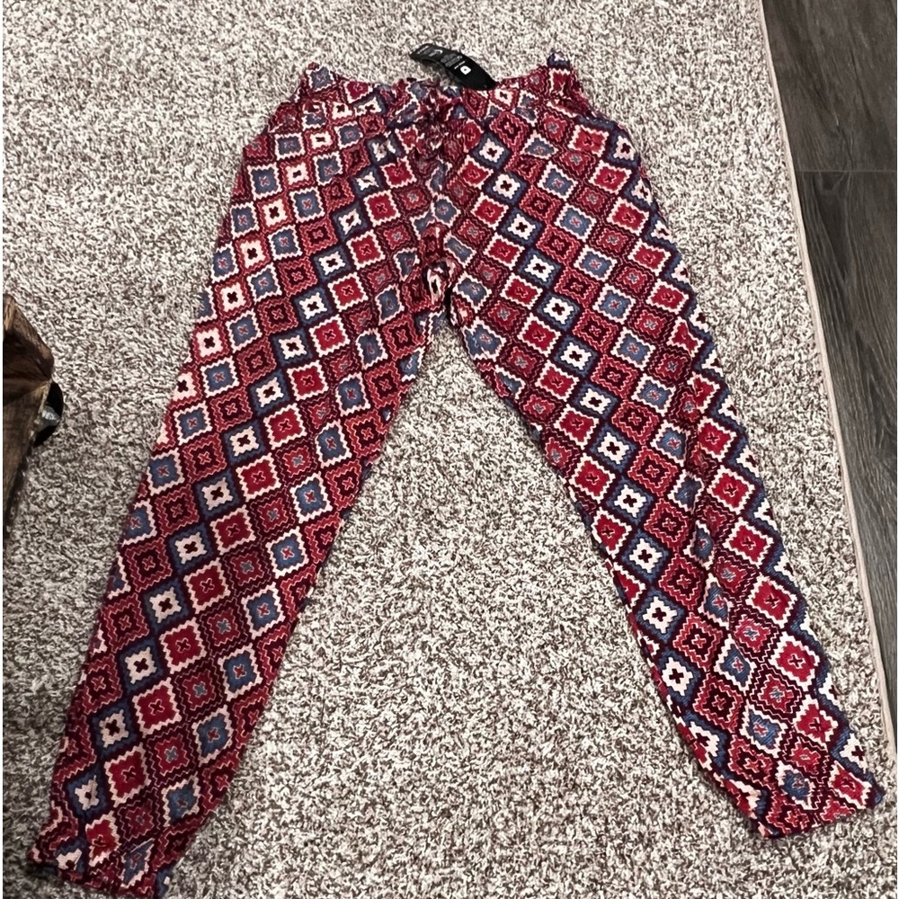 Multi color, Mlle Gabrielle, Size M light weight pants with pockets.